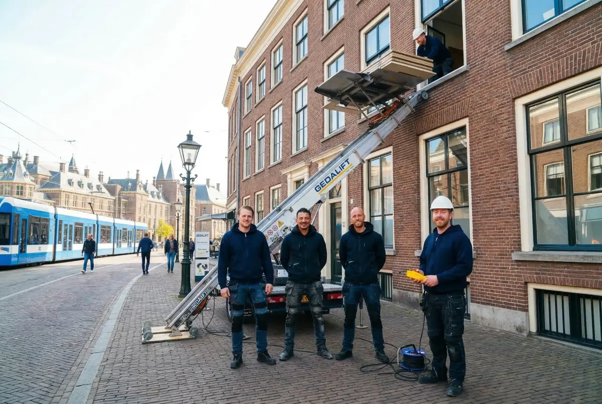 Verhuisteam aan het werk