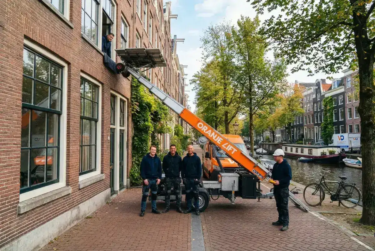 Ladderlift bij appartement in Zuiderhout Zaandam
